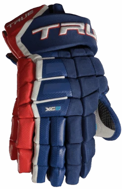 True Hockey True XC9 2020 Senior Hockey Gloves -Hockey Supremacy B2RAssets 770x1206 red blue 1