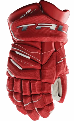 True Hockey True Catalyst 9X Junior Hockey Gloves -Hockey Supremacy CT9xGlove Red